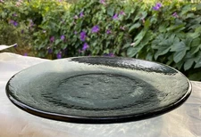 Fire &Light Recycled Glass Dinner Plate 11”Twilight Nice Used Condition