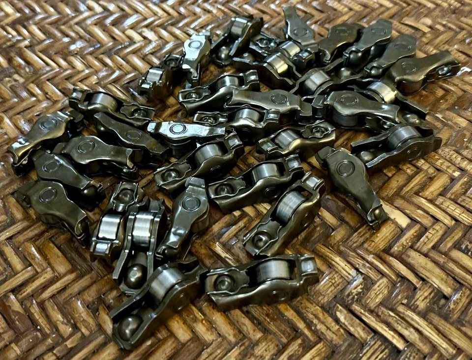 Lote de brazos basculantes de rodillo motor BMW OEM E93 N54 335i reacondicionados originales ✅ Foto 2 de 4