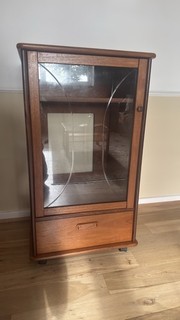 Mid Century G Plan Fresco Teak Media Unit HiFi Record Cabinet: MORE PHOTOS ADDED
