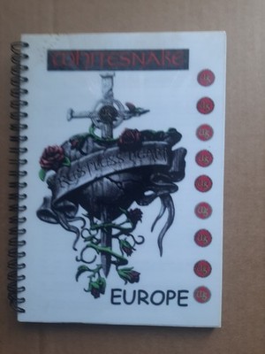 Whitesnake - 1997 Restless heart / LAST HURRAH TOUR  ITENERARY - PROMO BOOKLET