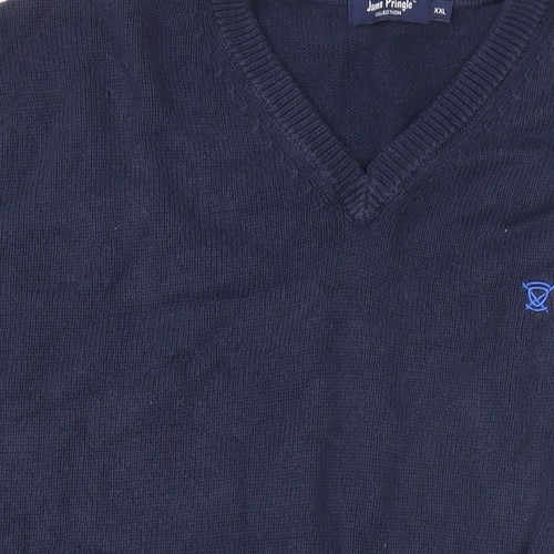 James Pringle Men's Blue 2XL Cotton Vest Casual Jumper - Picture 4 of 12