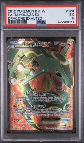 Rayquaza-EX graded PSA 5 for sale on eBay