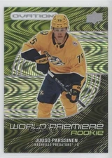 2022-23 Ovation World Premiere Neon Green 84/99 Juuso Parssinen Rookie RC 12sb