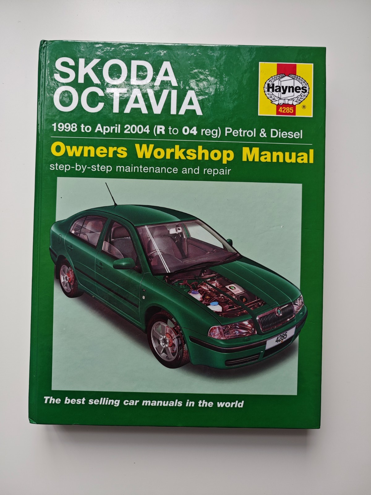 Haynes 4285 Skoda Octavia 1998 to Apr 2004 Petrol & Diesel Workshop Manual