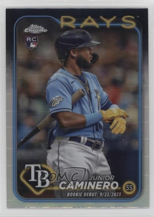 2024 Topps Chrome Update Debut Refractor Junior Caminero #USC193 Rookie RC