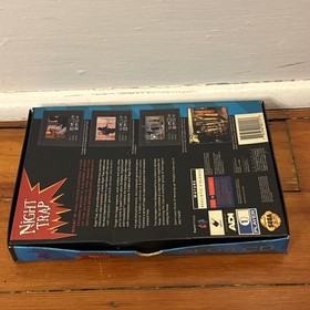 Night Trap (Sega CD, 1992) AUTHENTIC COMPLETE IN BOX TESTED WORKING TATTOO