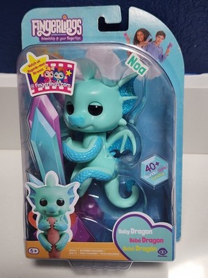 Fingerlings Noa Baby Dragon Teal Blue New In Package NIP Ages 5+ WowWee