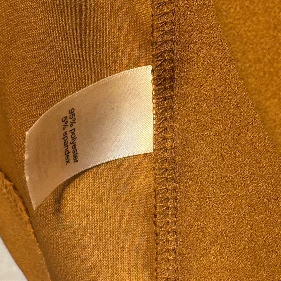 Maurices 开襟夹克,尺寸 3X 聚酯纤维氨纶骆驼色弹力夹克 — 第 4/4 张图片