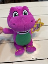 Fisher Price Barney 8.5-In Stuffed Plush Toy Barney's World NEW FREE SHIP