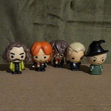 Harry Potter Ooshies Pencil Toppers x5 Sirius, Draco, McGonagall, George & Harry