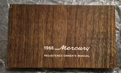 1966 Mercury Registered Owner's Manual Second Printing NOS New Old Stock