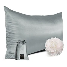 Luxury Artisan Mulberry Silk Pillowcase for Women, Pure Natural 27 Momme