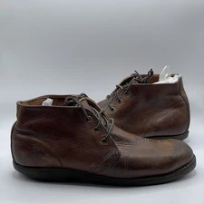 Red Wing Foreman Chukka Boots Mens Size 10.5 D Brown Leather Work 9215 Shoes