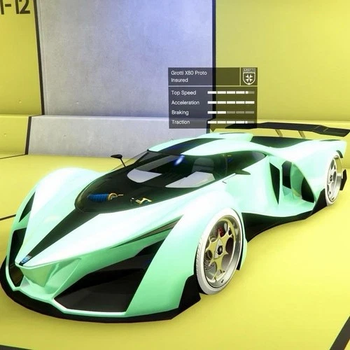 GTA Online PS5 Modified Car: Grotti X80 Proto