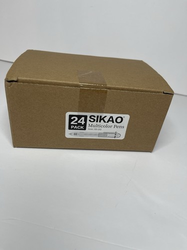 Paquete de 24 bolígrafos Sikao multicolores 6 en 1 multicolor todo en uno caja bolígrafo regalos - Imagen 2 de 4