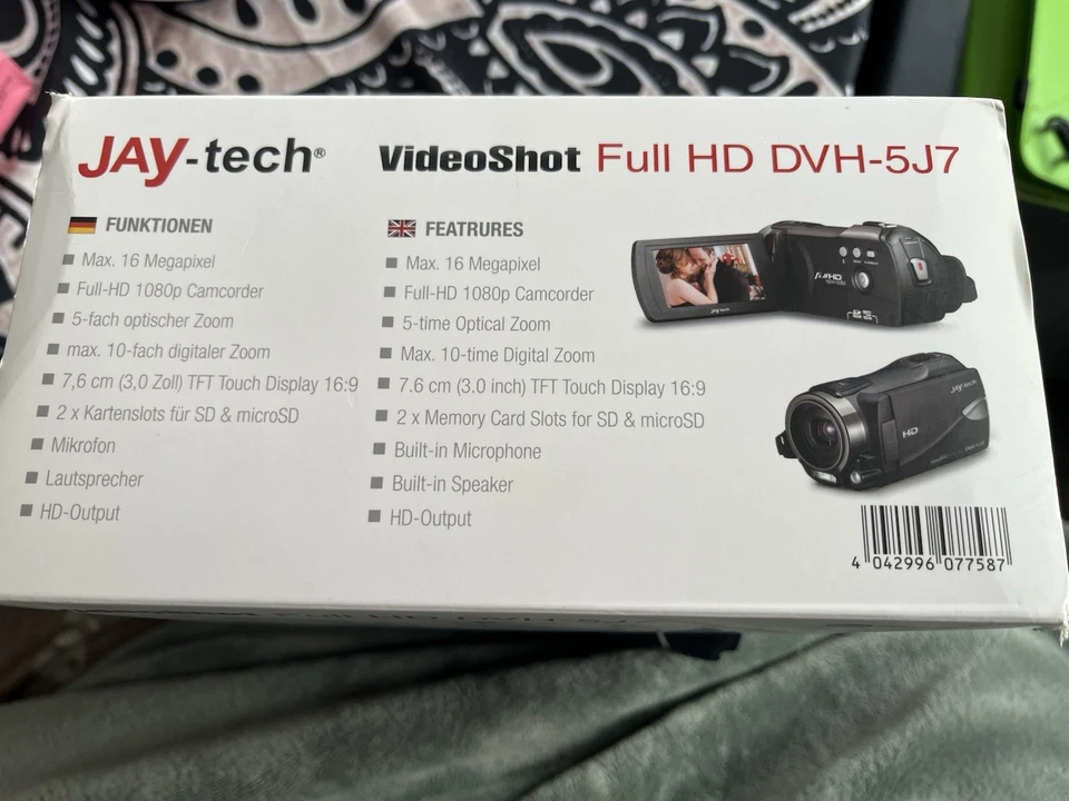 Camcorder Jay-tech Videoshot Full HD DVH-5J7 - Bild 2 von 4