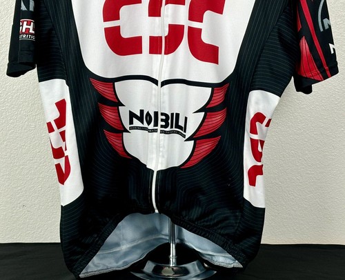 Vintage Descente CSC Team 2007 Short Sleeved Cycling Jersey Shirt Size XL - Picture 3 of 16