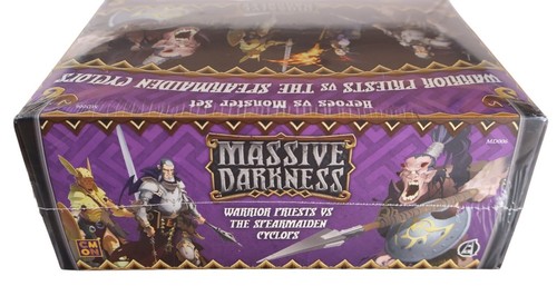 Massive Darkness Warrior Priests vs Spearmaiden Cyclops Expansion Sealed - Picture 4 of 6