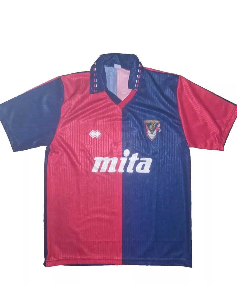 Rare Football Soccer Vintage Original 1991 1992 GENOA Home Shirt Maglie XL