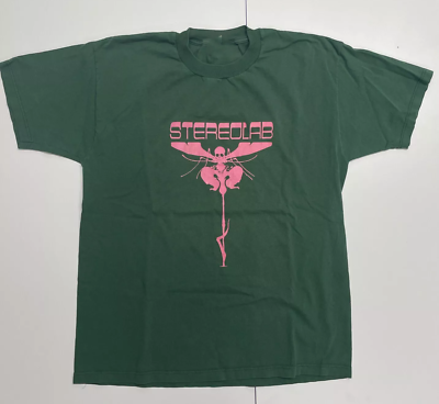 STEREOLAB Tシャツ Mサイズ CDセット Collection Stereolab Band Gift For Fan Green All Size Shirt T
