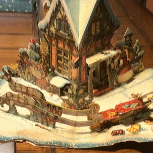 Vintage Vojlech Kubasta Father Christmas Santa Pop Up Book Czechoslovakia - Foto 7 di 23