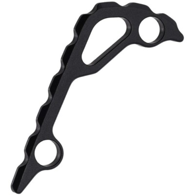 August Engineering Black Aluminum Knife Back Spacer for Benchmade Bugout 535