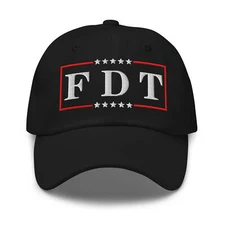 FDT hat Foxtrot Delta Tango hat Embroidered anti Trump hat FDT cap 