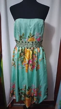 Plenty by Tracy Reece Brand w/Tags 100% Silk Shell Mint Women's Dress Size 8