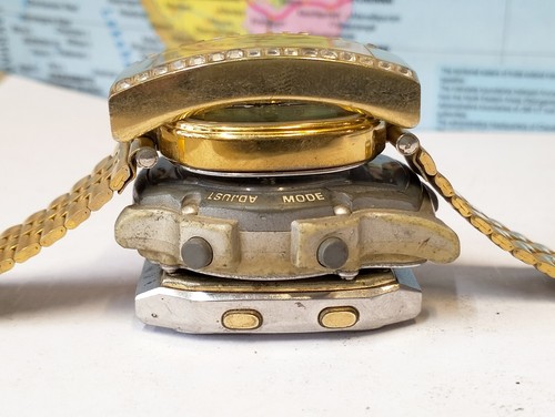 ESPRIT MIX 4 PIECE LOTT QUARTZ NOT WORKING, SPARE PARTS PURPOSE VINTAGE WATCHES - Picture 15 of 17