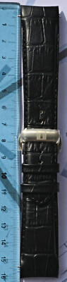 Original Tissot Leather Strap New Curved Handle 23mm Butterfly Deployant