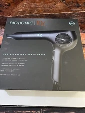 Bio Ionic 10x Pro Ultra Light Speed Dryer - Black Hair Dryer New