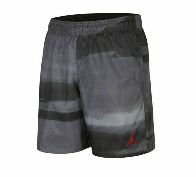 Nike Jordan Legacy AJ11 Men's Printed Shorts - Black/University Red, Size L  for sale online | eBay