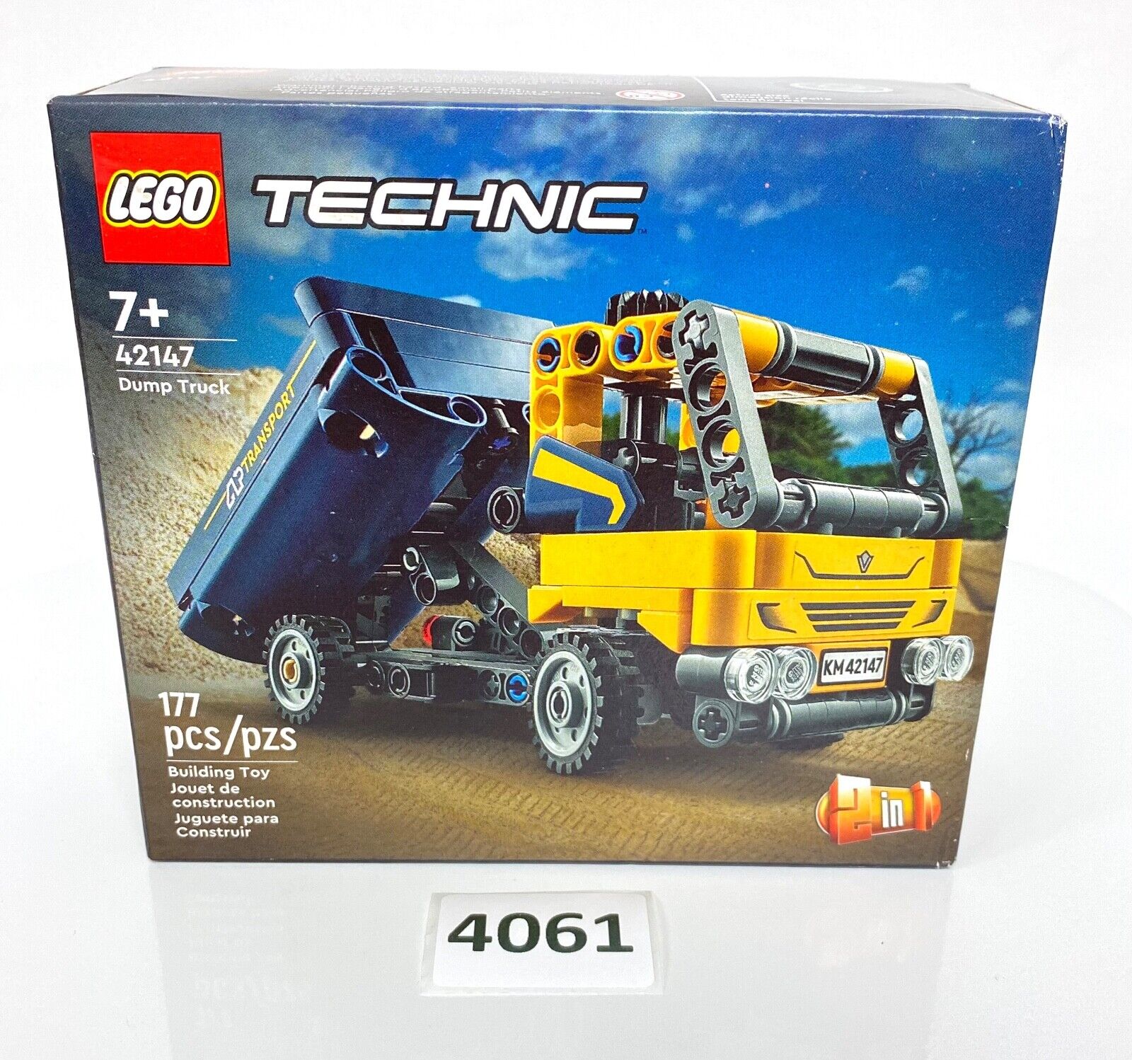 LEGO 42147 Technic Dump Truck 177 pieces New