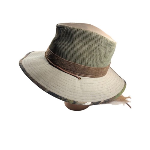 Paramount Outdoors Team Realtree Mesh Safari Unisex Hat Medium Tan Fishing - Bild 5 von 11