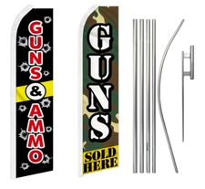 Guns Swooper Feather Flutter Flag Pole Kit Guns Sold Here Ammo