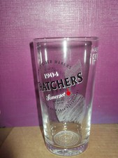 New Style Thatchers Somerset Cider half pint glass Xmas