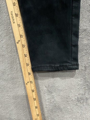 Frame Le One Skinny Larsen Women's Sz 2 Black Stretch High Rise Denim Jeans NWT - Picture 10 of 13