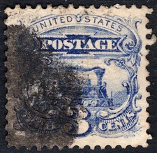 Scott 114, FOUR BALANCED MARGINS -- SCARCE CONDITION!!