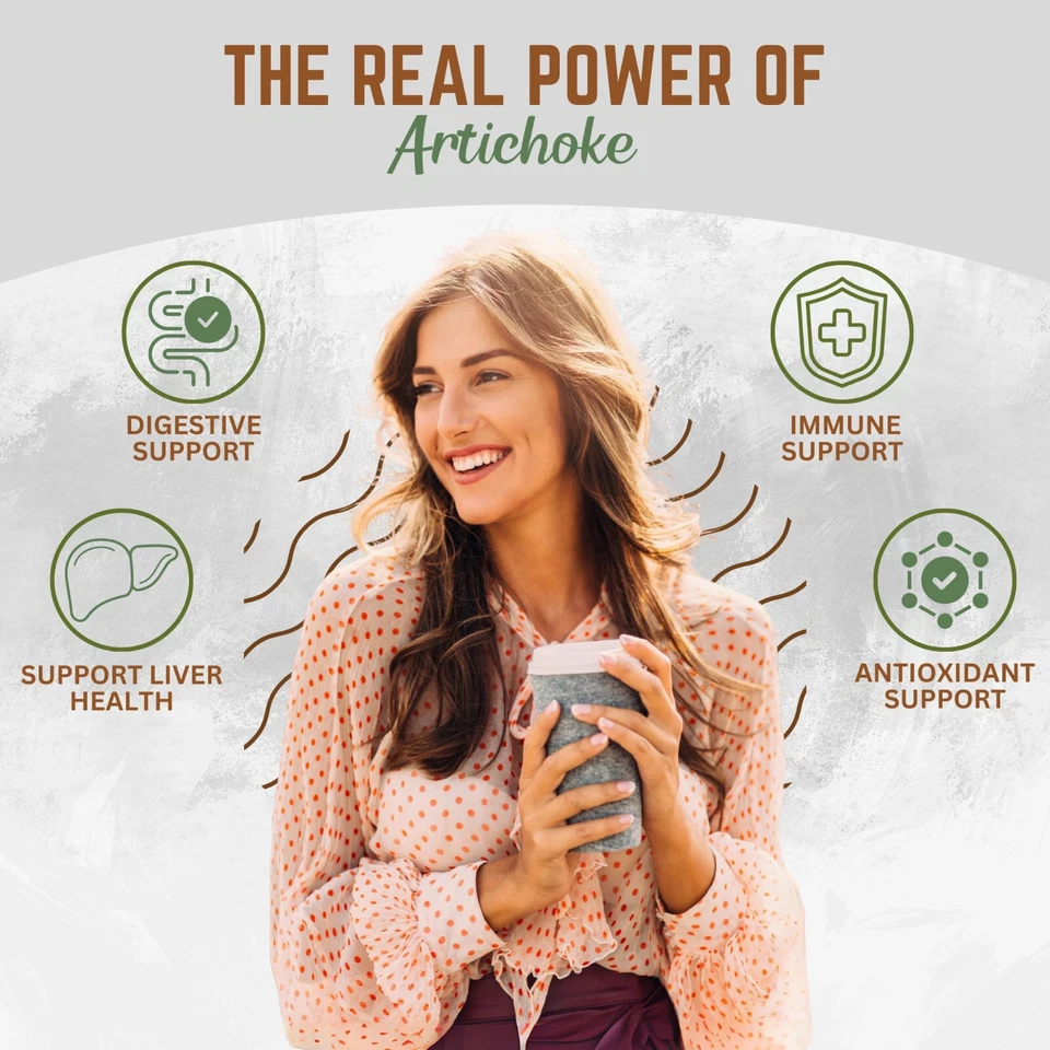 Artichoke Extract Powder Potent 5% Cynarin Artichoke Powder 4oz. Artichoke Leaf - Image 4 of 4