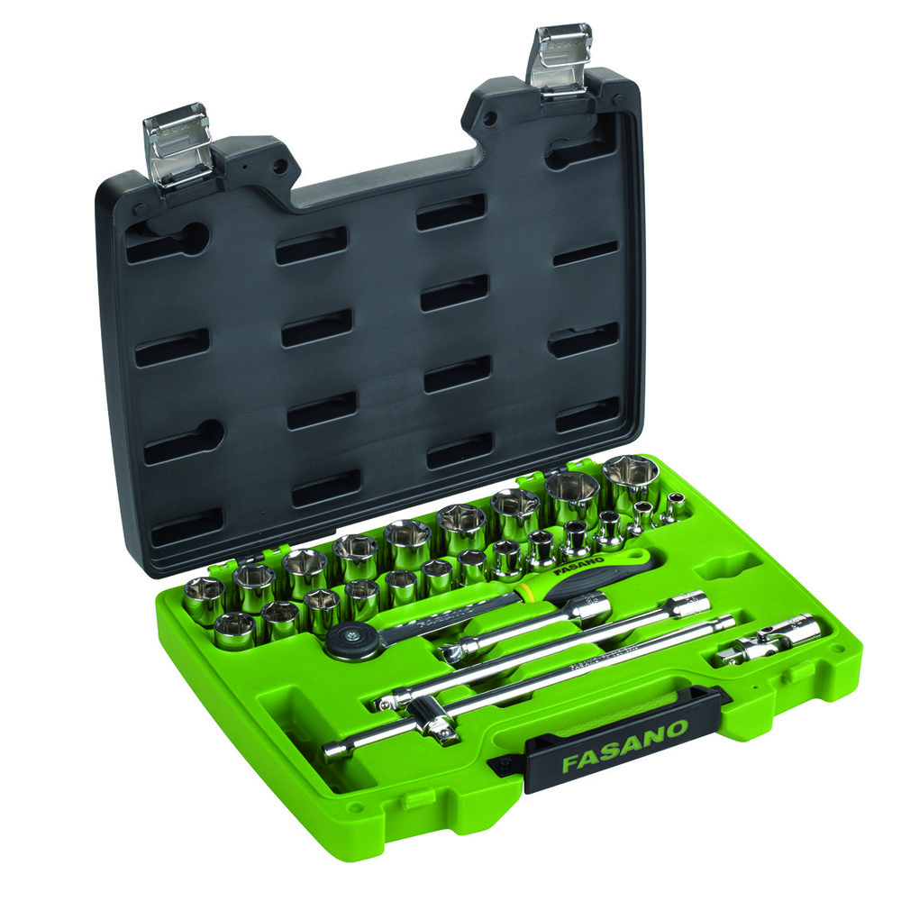 Cassetta Chiavi a Bussola 1/2'' Fasano FG 625/S27 - 27 Utensili