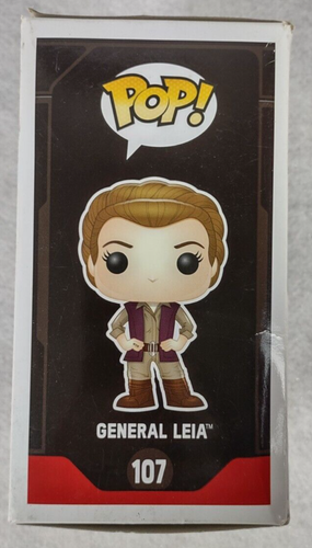 Funko Pop! Star Wars General Leia #107 The Force Awakens Vinyl New Sealed Box - Picture 5 of 10