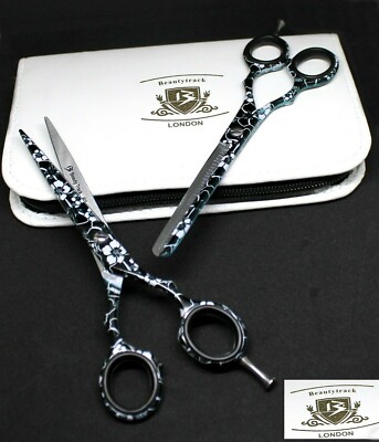 Profi Friseurscheren Set Friseur Haarschneide Ausdünnungsschere 5,5''