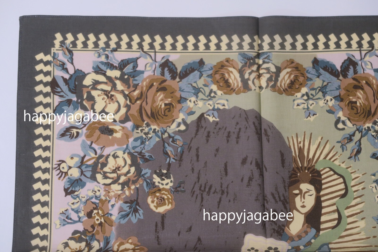 * Kapital Capital Fast Color Bandana " AMATERASU " Olive K2505BA544