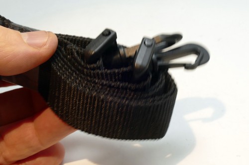 ALL-BLACK Neck Shoulder Strap for Camera Case2.5cm wide nylon sturdy - New - Picture 6 of 6