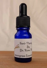 10ML LEMONGRASS Therapeutic Grade Essential Oil - Sani-Therapy by Dr Ross, PhD