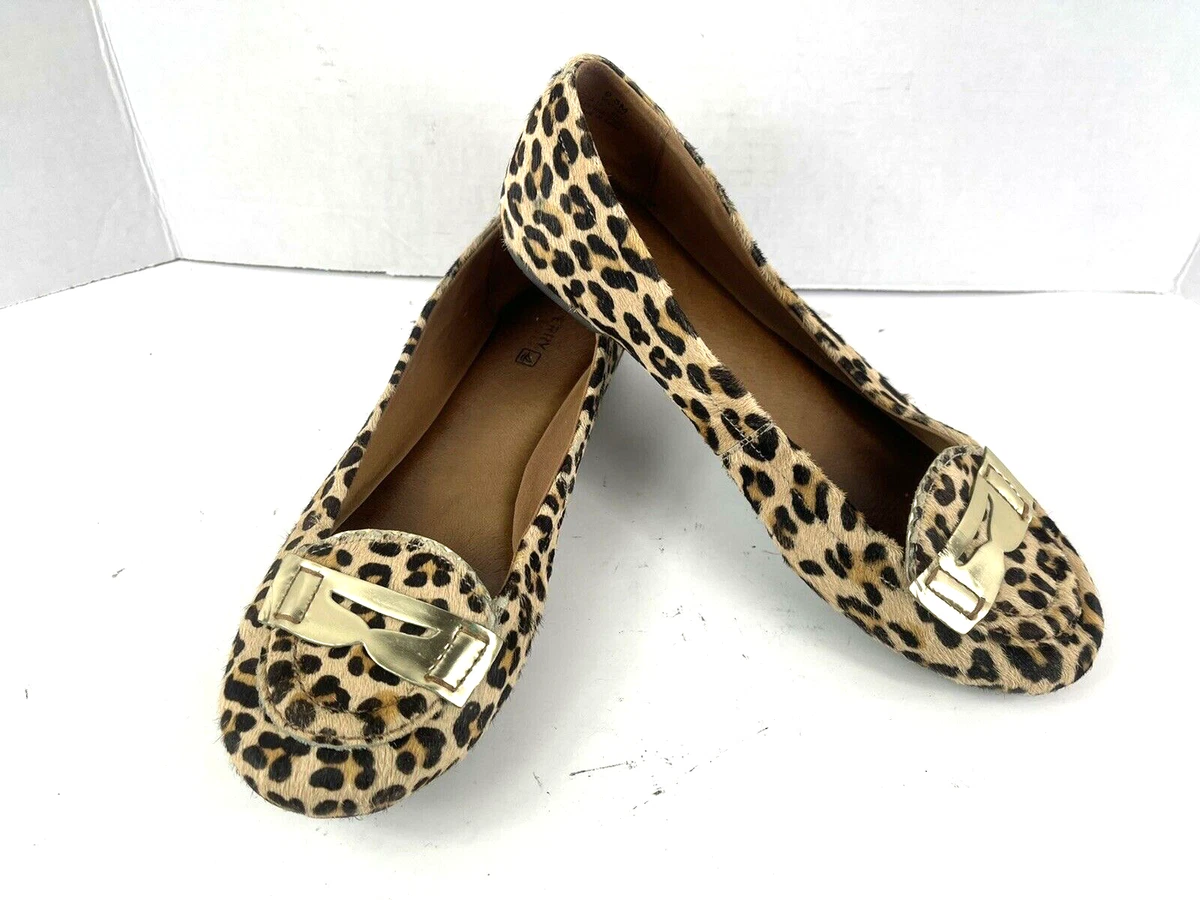Sperry leopard flats deals