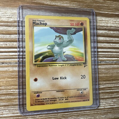 Machop 78/130 Base Set 2 Off Center Pokmon Card OC LP-MP | eBay Machop 78/130 Base Set 2 Off Center Pokmon Card OC LP-MP | eBay