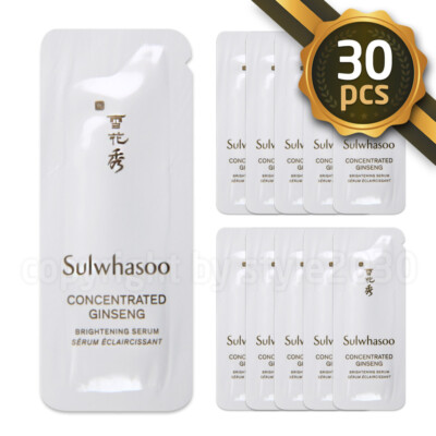 Sulwhasoo Concentrated Ginseng Brightening Serum 1ml x 30pcs (30ml) Whitening
