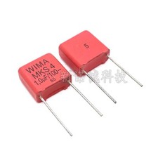 5pcs/50pcs WIMA 105 100V 1UF 100V 1.0UF 105J 5 MKS4 Pitch 10mm Film Capacitor
