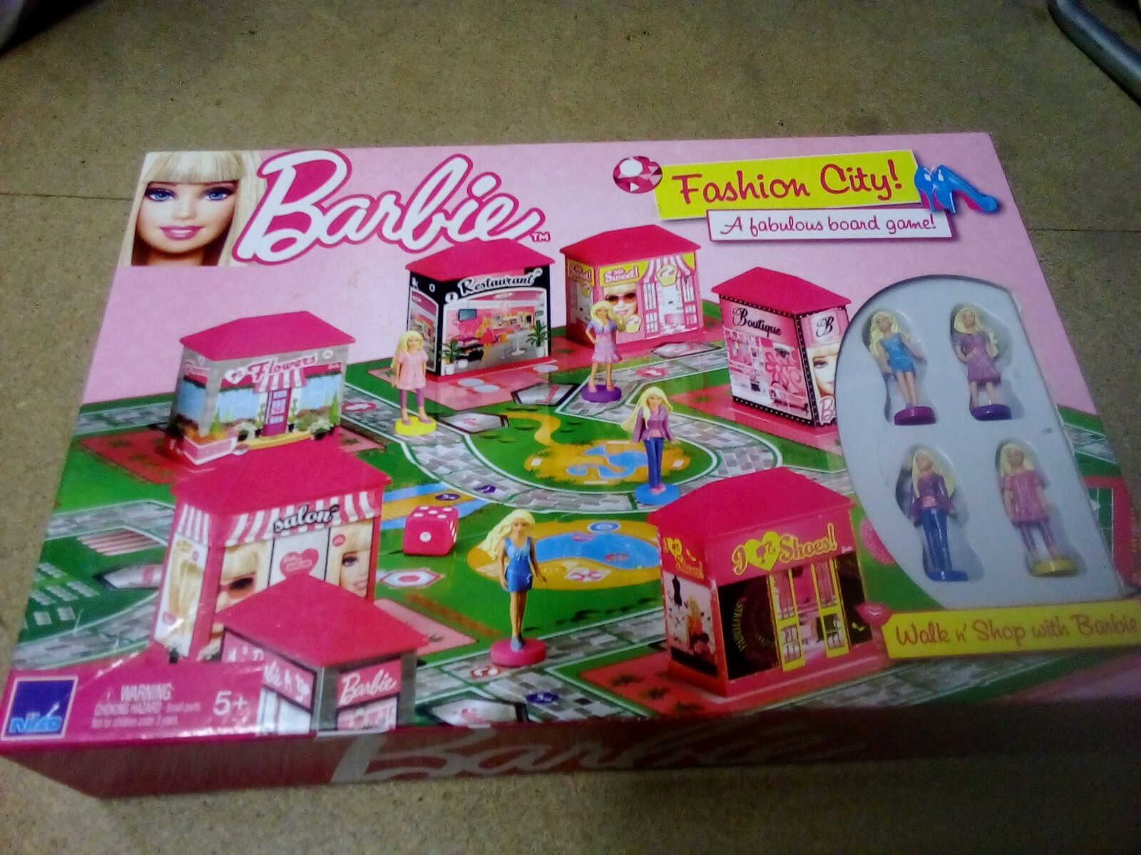 barbie fashion city board game